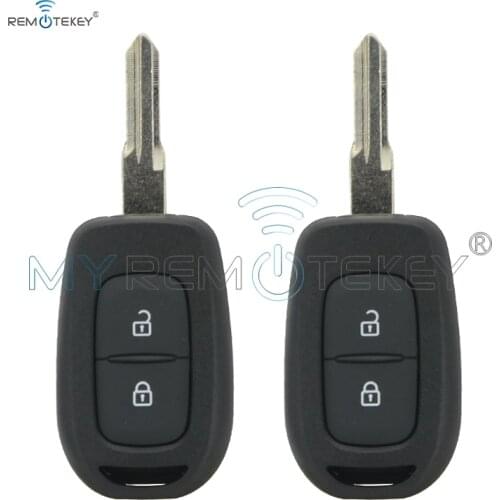 Remtekey 2pcs 2 button 433Mhz FSK AES-4A Chip for Renault Duster Kwid Sandero Logan 2013 2014 2015 2016 2017 2018
