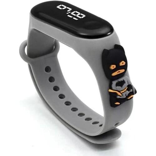Cartoons Super hero Batman Childrens LED doll touch bracelet watch Childrens electronic sports watch Student birthday present