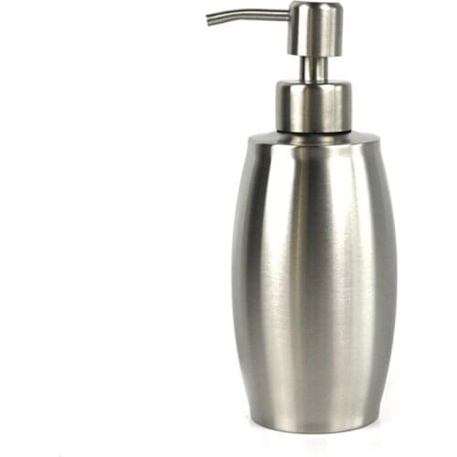 New Stainless Steel Handmade Brushed Liquid Soap Dispenser Bathroom Accessories Kitchen Hardware Convenient Modern