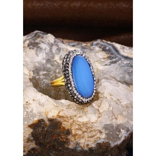 DR Stone Natural Stone Women Ceyt Ring 20 AR219 123160602