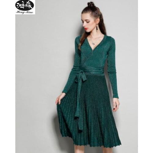 HongMiao Fashionable Knitted Dresses