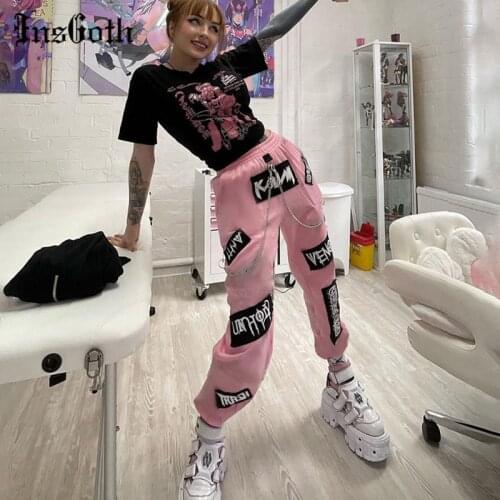 INSGOTH Women's Sports Pants
