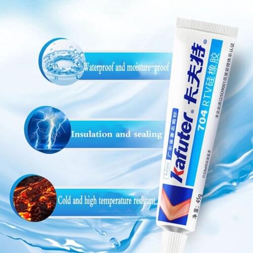 Kafuter K-704N / K-704NB silicone rubber soft high temperature resistant waterproof insulation electronic sealant
