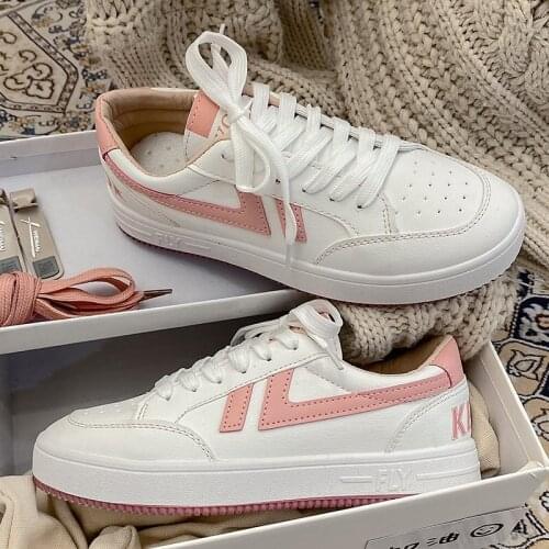 Casual Shoes Fore Women Trend Student Board Shoes Women Fashion Sneakers Comfortable Light Low White Shoes Women Vulcanize Shoes