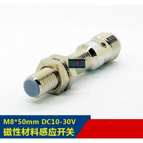 M8 magnetic induction type DC two-wire normally open/normally closed 10mm proximity Connector plug