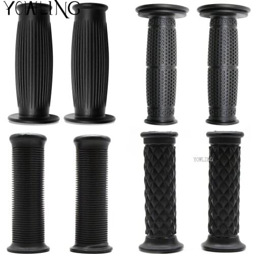 7/8" 22mm Motorcycle Hand Grips Handle Rubber Bar Gel Grips Retro Rubber Motorcycle Bike Vintage Coke Bottle Hand Grip