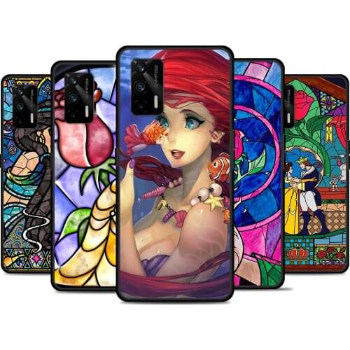 Mosaic princess For Realme 8 GT Neo Flash Edition Explorer Master Q3 Pro Narzo30 C21 C11 C20A C21Y Phone Case