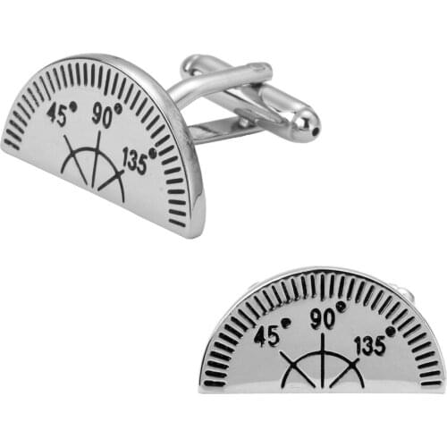 Mens fashion mathematical count the number of silvery Angle bead cufflinks French fashion shirt sleeve cuff links