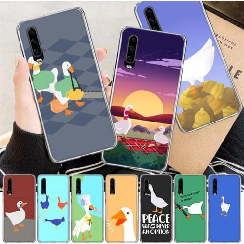 Untitled Goose Game Interesting Duck Game Soft Cover Phone Case For Huawei P30 P20 P10 P40 Mate 30 20 10 Pro Lite P Smart Z Plus