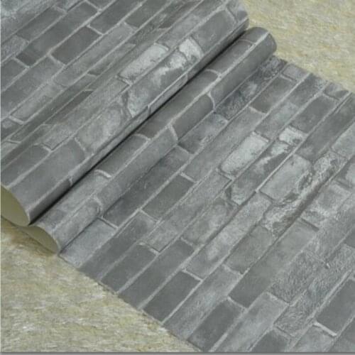 Beibehang dimensional imitation brick pattern wall paper classic modern living room wallpaper retro clothing store 3d wallpaper