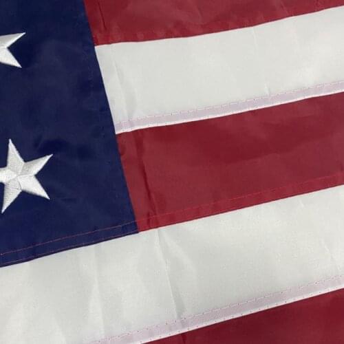 Nylon Embroidered USA Flags Embroidered American Flags Cotton Embroidered USA Flags