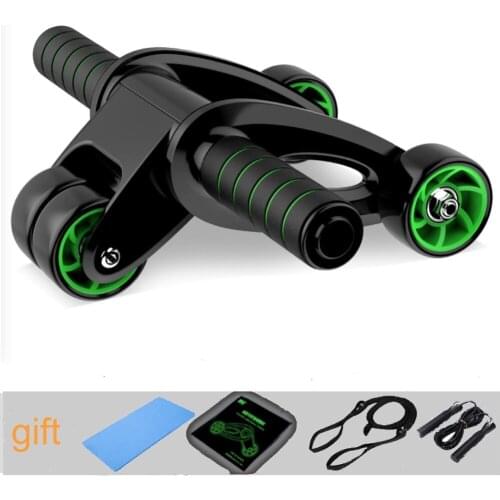 Fitness Equipment 4 Wheels Innovative Ergonomic Abdominal Roller Carving System - women sport fitness Home Gym Exercise