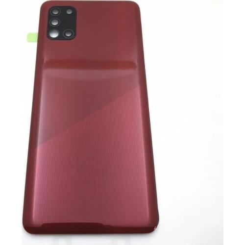 For Samsung Galaxy A31 A315 A41 A415 A51 A515 A71 A715 Phone Panel Housing Frame Case Rear Battery Door + Camera Frame Lens