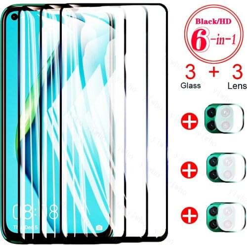 Tempered Glass For Huawei P40 Lite 5G P30 Protective Screen Protector P40LITE e P30LITE p smart 2021 2020 camera Glass Film