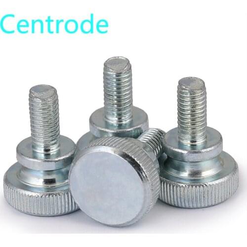 Hand screw high head knurling hand screw step double large head adjustment screw M8 M10 1PCS