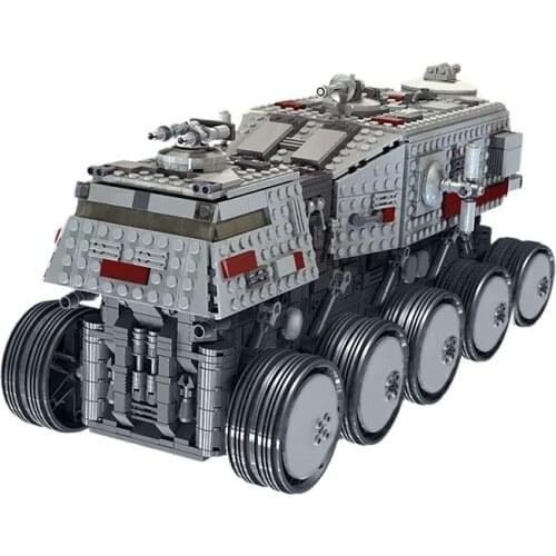 Juggernaut Red Tank Building Blocks Kit for Star of Space Wars Assault Car Assemble Chariot Model Toys for Children Gift