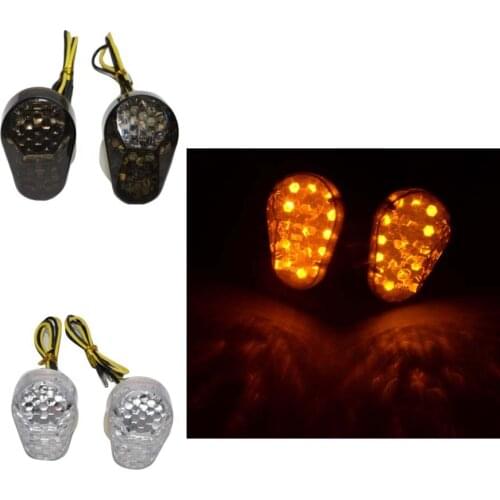 Motorcycle LED Bulb Turn Signals Indicator flashing light blinkers For Kawasaki ZX6R ZX7R ZX9R ZX10R ZX636 ZX12R ZX 6R 7R 9R 10R