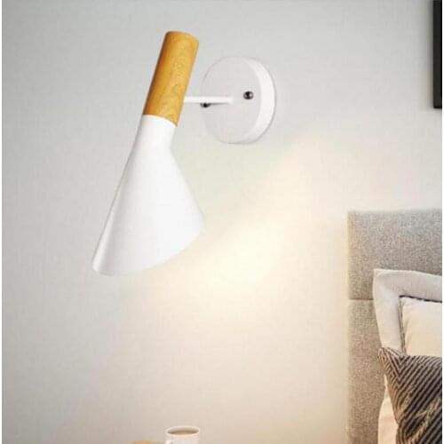 Nordic Style Led Wall Lamp Modern Simple Restaurant Corridor Bedside Led Wall Light In Bedroom Sconce Indoor Lights