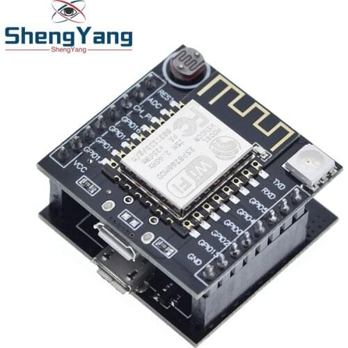 TZT ESP8266 ESP-12F Serial WIFI Module Mini Development Board For Arduino Nodemcu CH340 Micro USB Module For Arduino Witty Cloud