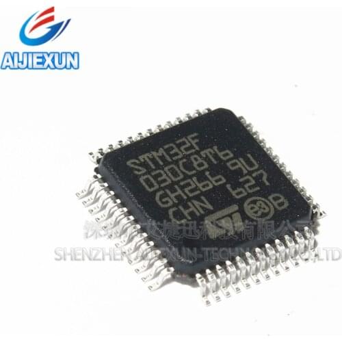 50PCS STM32F030C8T6 QFP48 Value-line ARM-based 32-bit MCU in stock New and original