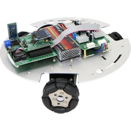 [Stepper Motor Version] 60mm Metal Omnidirectional Wheel Car Chassis Kit Omnidirectional Mobile Machine