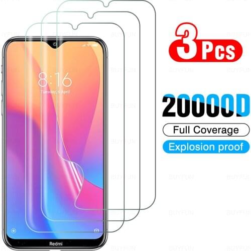 3Pcs Protective Hydrogel Film On The For Xiaomi Redmi 5a 6 Pro Screen Protector For Xiaomi Redmi 7a 8 8a Not Glass Cover Film
