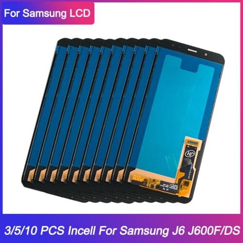 10 Piece/lot LCD For Samsung Galaxy J6 2018 J600F J600 Display With Touch Screen Assembly Replacement Parts