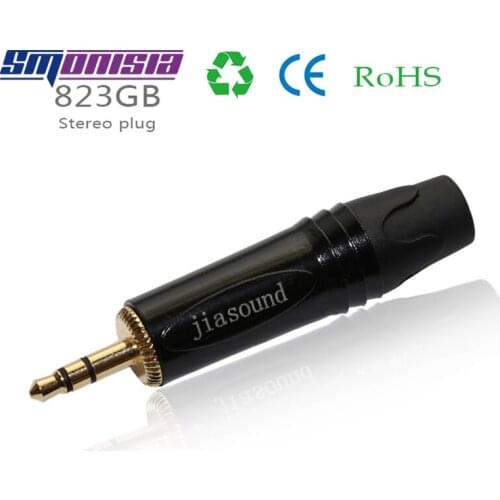 Smonisia 10pcs 3.5mm Headset Plug Double Track Socket 3Joint Stereo Welding Connector DIY Repaired