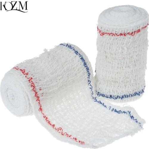 2 Roll 7.5cm*4.5m Elastic Crepe Bandage Wound Dressing Outdoor Sports Sprain
