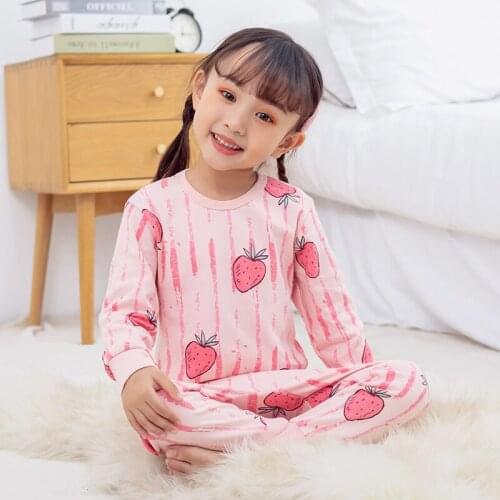 New Boys 2Pcs Pyjamas GirlsPrincess Pajama Sets Animal Rabbit Pijamas Pjs For 2-14 Years Baby Nightwear Kids Motorbike Pajamas