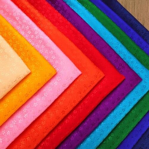 Pattern satin clothes fabric brocade jacquard dress fabrics by the meter sewing for kimono DIY handmade designer material