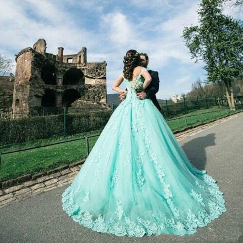 2021 Ball Gown Quinceanera Dresses Masquerade Crystal Lace Tulle Corset Lace Up Sweet 16 Prom Party Gowns Vestido 15 Anos BM714