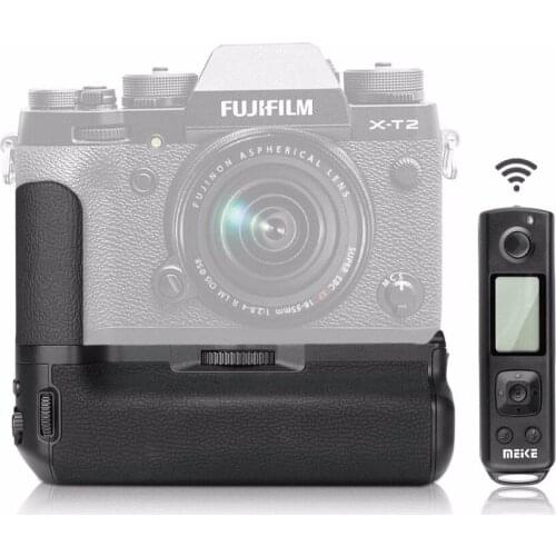 Meike MK-XT2 Pro Battery Grip 2.4GHz Remote Control Battery Grip for Fujifilm X-T2 Camera Camara Profesional Battery Grip