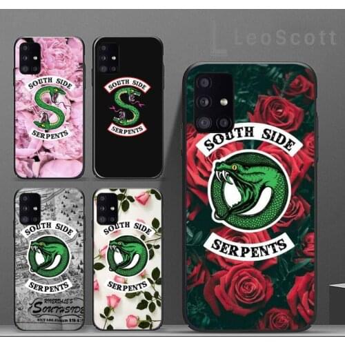 TV Riverdale Southside Serpents Phone Case For Samsung A40 A31 A50 A51 A71 A20E A20S S8 S9 S10 S20 Plus note 20 ultra