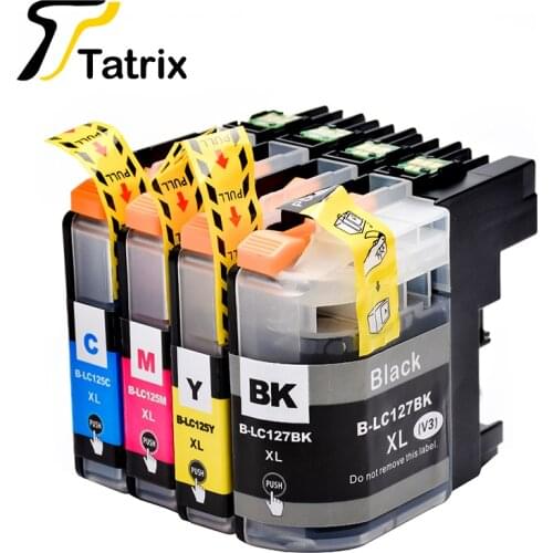 Tatrix For Brother LC127 LC125 Ink Cartridge For Brother MFC-J4410DW J4510DW J4610DW J4710DW J6520DW J6720DW J6920DW