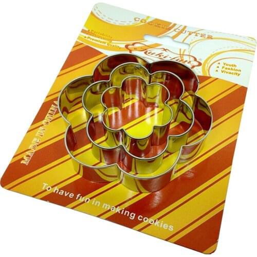 Plum blossom Biscuit mold chocolate cooking tools Mould Fondant Sugar Bow Craft Molds DIY Cake Decorating