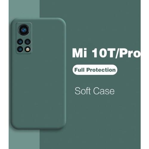 Mi 10t Pro mi10t mi 10 t pro lite 5G Case Liquid Silicone Camera Protection Cover for Xiaomi Mi 10t Pro mi10t Pro 10 t lite Case