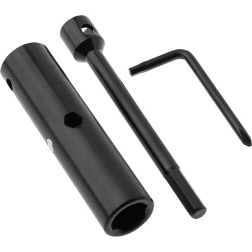 All-in-One Skate Tools, Multi-Function Portable Skateboard T Tool Accessory with L-Type Head Wrench Screwdriver