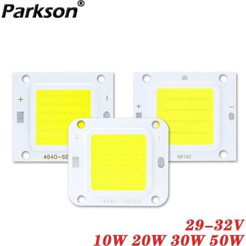 COB LED Chip 50W 30W 20W 10W 29-34V Modules LED Lamp COB CHIP Square Matrix For Spotlight Flood Light DIY Outdoor Garden