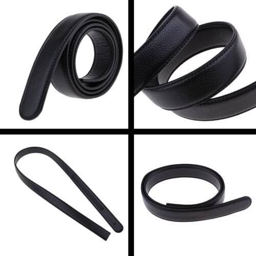 Mens Business Belts Waist Strap without Buckled Waistband Replacement Gifts