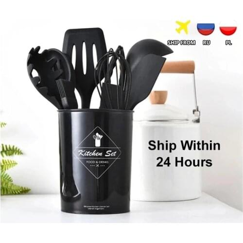 10/11 Pcs Heat Resistant Silicone Cookware Set Nonstick Cooking Tools Kitchen Baking Tool Kit Utensils Kitchen Accessories