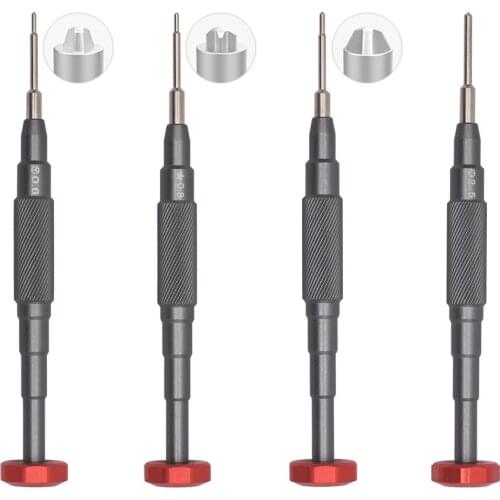 New 3D Precision Screwdriver 0.6Y 0.8 Pentalobe 1.5 Phillips 2.5 Cross T2 Torx T1 Screw Driver for Mobile Phone Repair Tools