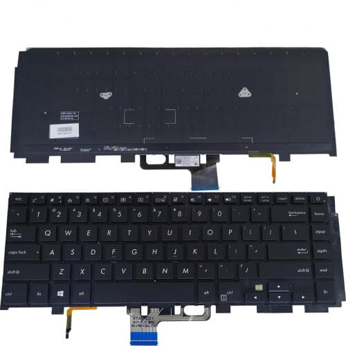 New for Asus Pro UX550 UX550VE UX550VD Laptop US keyboard backlit 0KNB0-4624US00 NSK-WK1BU