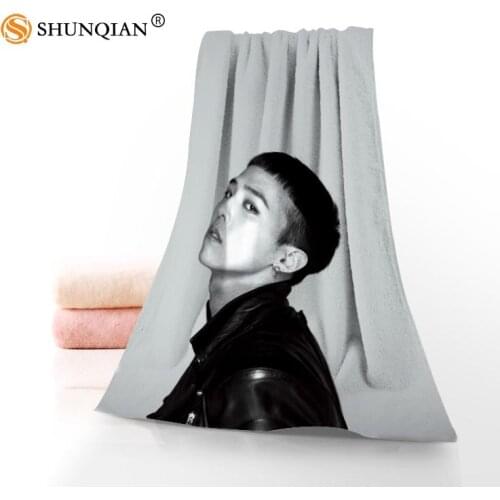 Face Towel/Bath Towel Custom bigbang Microfiber Hair/Face/Shower Towels Size 35x75cm, 70x140cm