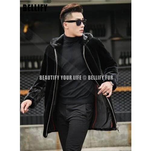 British london Business Style Luxury Whole pelt real Mink fur long trench coats , Superb manly genuine mink fur Garment