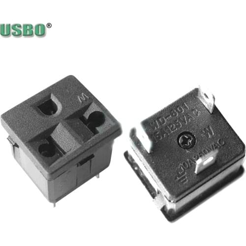 America 250v 15a us AC PDU UPS wired power desktop outlet inline cable assemble install electrical Panel Receptacle AC socket