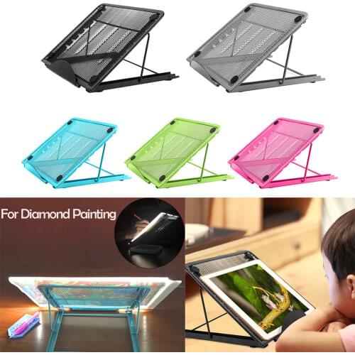 Foldable Stand for Diamond Painting Light Pad Holder Copy Platform Bracket Base Diamond Embroidery Cross Stitch Metal Tools
