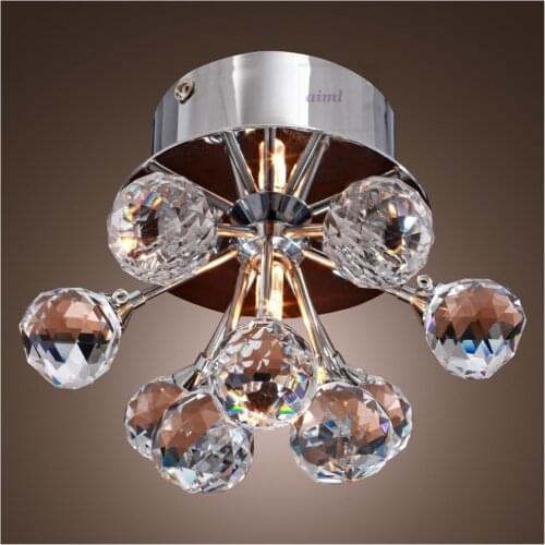 Modern mini Family Classic Flush Mount Ball Shining Chandelier Lamp 85-265v
