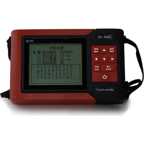 ZBL-R800 Multi-Function Concrete Rebar Detector Locator Scanner ZBLR800 Integrated Rebar Detector Rebar Locator Rebar Corrosion
