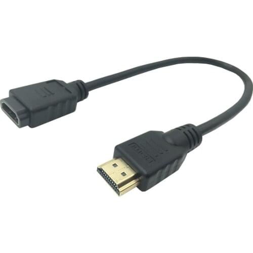 30cm extension HDMI cable Adapter Type A hdmi Male female 1.4V 1080P Black Extension Connectors extender 1.4 V